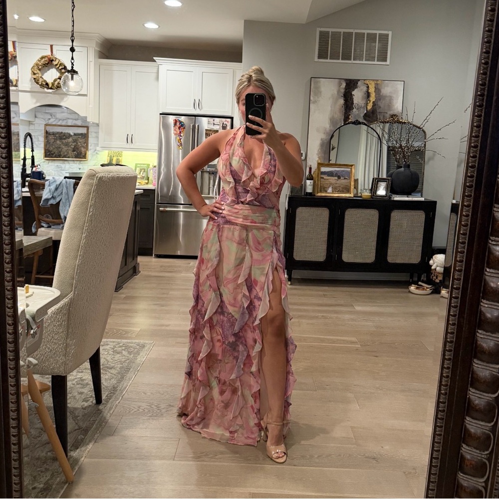 Nbd Pink Patchwork Maxi - image 4